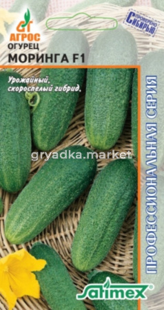 Огурец Моринга 10шт F1 (Агрос) Германия