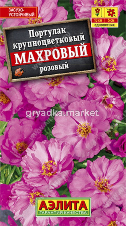 Портулак Розовый махровый Аэл.
