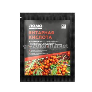 Янтарная кислота  5г (стимулятор роста) 10-300 Лама Торф