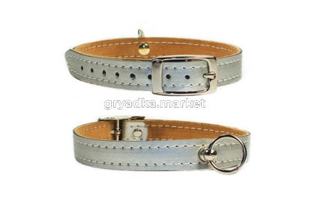 Ошейник д-собак гламур Дарэлл Люкс 8мм, обхват 14-18см (Той) 2слойный 