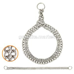 Ошейник-удавка двухрядный, 3х500мм