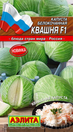 Капуста б-к Квашня F1 0.1г Ср (Аэлита)  Капуста б-к Квашня F1 0.1г Ср (Аэлита)