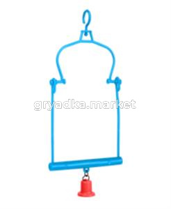 Качели с пластмассовым колокольчиком