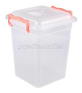 Контейнер  6л унив.квадратный на защелках -10