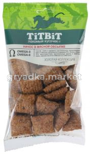 Начос в мясной обсыпке для собак Золотая коллекция 75 г