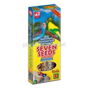 Лакомство д-попугаев SEVEN SEENDS (Семь семян) палочки витамин минерал. 3шт(90г)-22