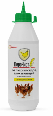 ПероЧист д/птиц д/борьбы с пухопероедами,блохами и клещами Классический 500мл 1/12