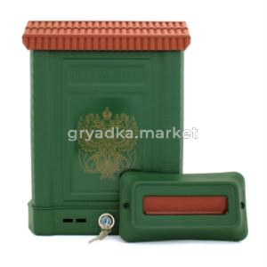 Ящик почтовый Премиум с метал.зам.(зелен.с орлом) Жук