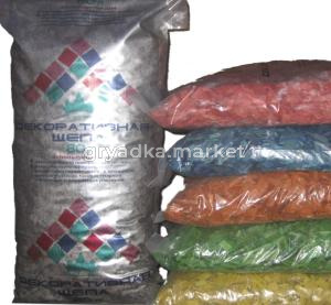 Щепа декоративная зеленая 60л