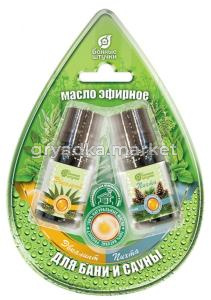 Набор масел 2х10мл(эвкалипт, пихта) блист.в форме капля-20 ЛГ