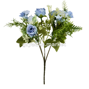 Искусственные цветы Букет розы и ромашки в ассорт Н27см 186758 1