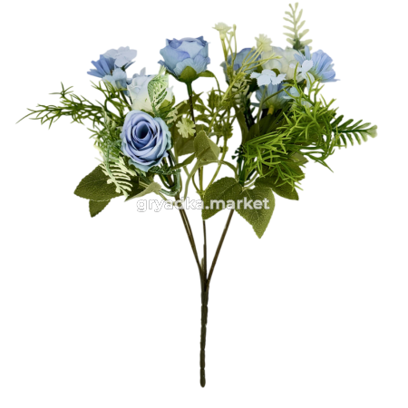 Искусственные цветы Букет розы и ромашки в ассорт Н27см 186758 1